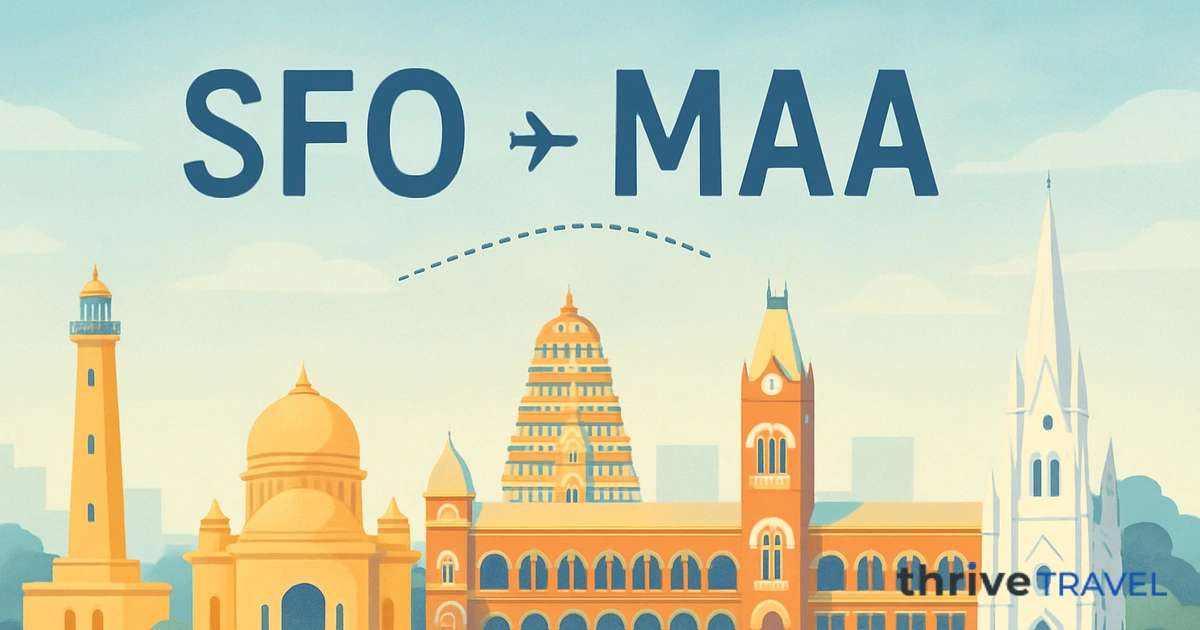San Francisco to Chennai