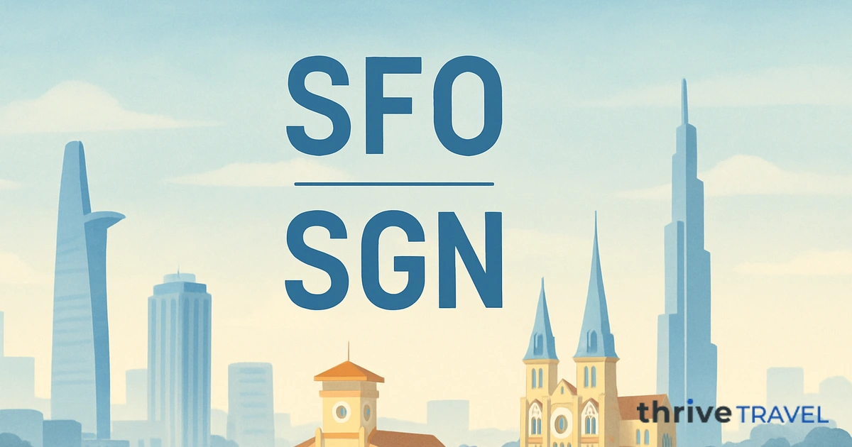 San Francisco to Ho Chi Minh City
