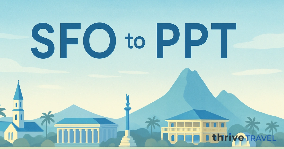 San Francisco to Papeete