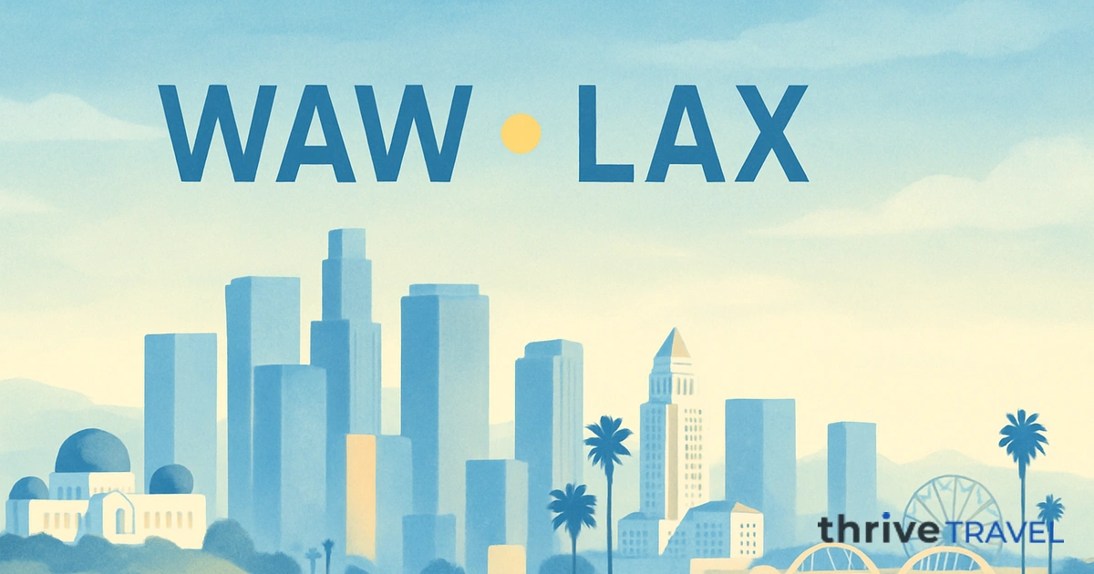 Warsaw to Los Angeles