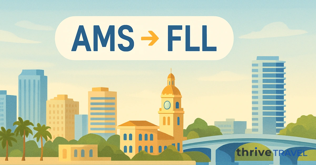 Amsterdam to Fort Lauderdale