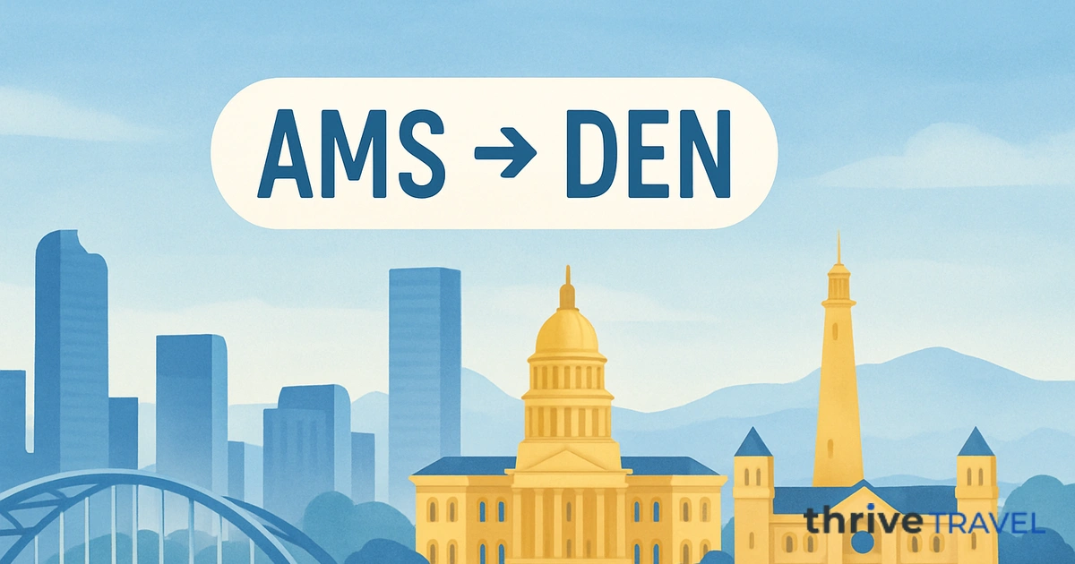 Amsterdam to Denver