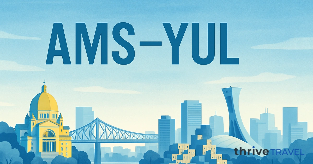 Amsterdam to Montreal