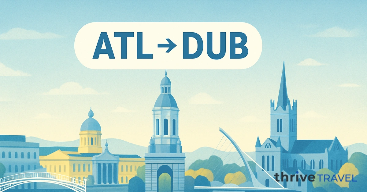 Atlanta to Dublin