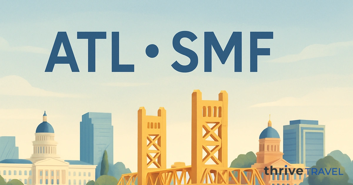 Atlanta to Sacramento
