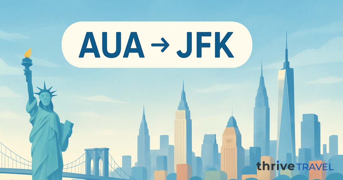 Aruba to New York