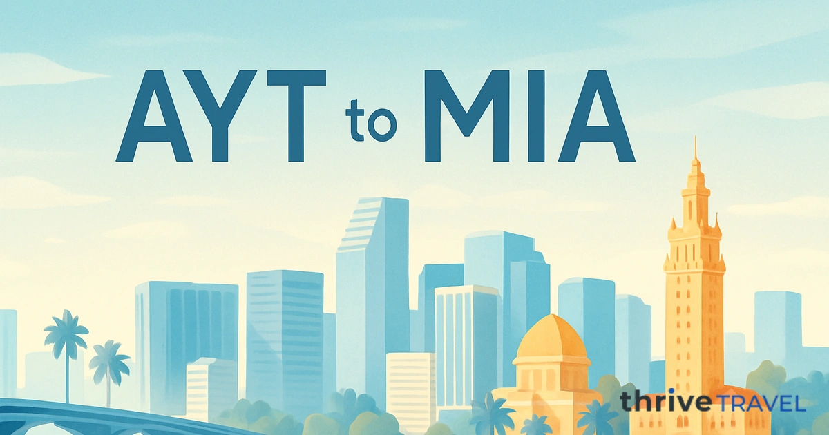 Antalya to Miami