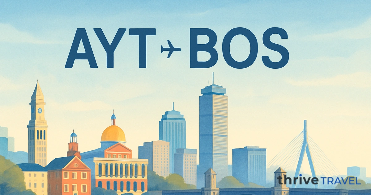 Antalya to Boston
