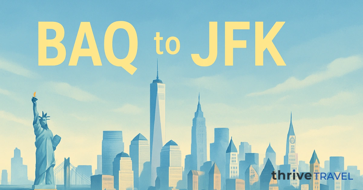 Barranquilla to New York