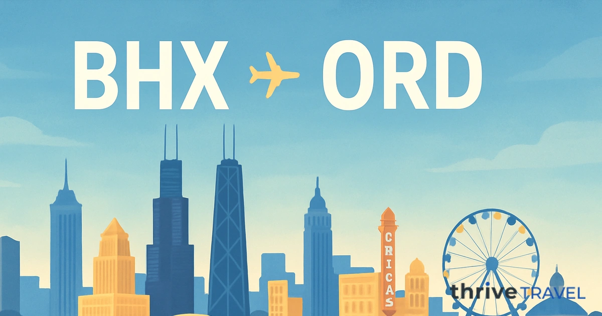 Birmingham to Chicago