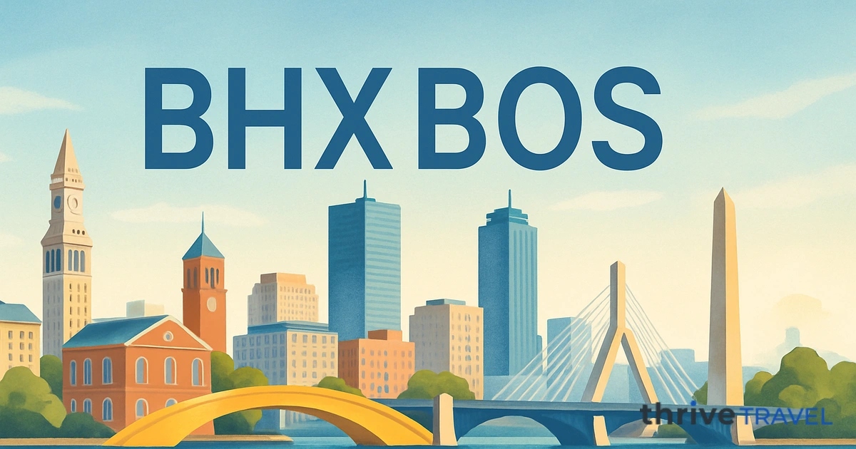 Birmingham to Boston