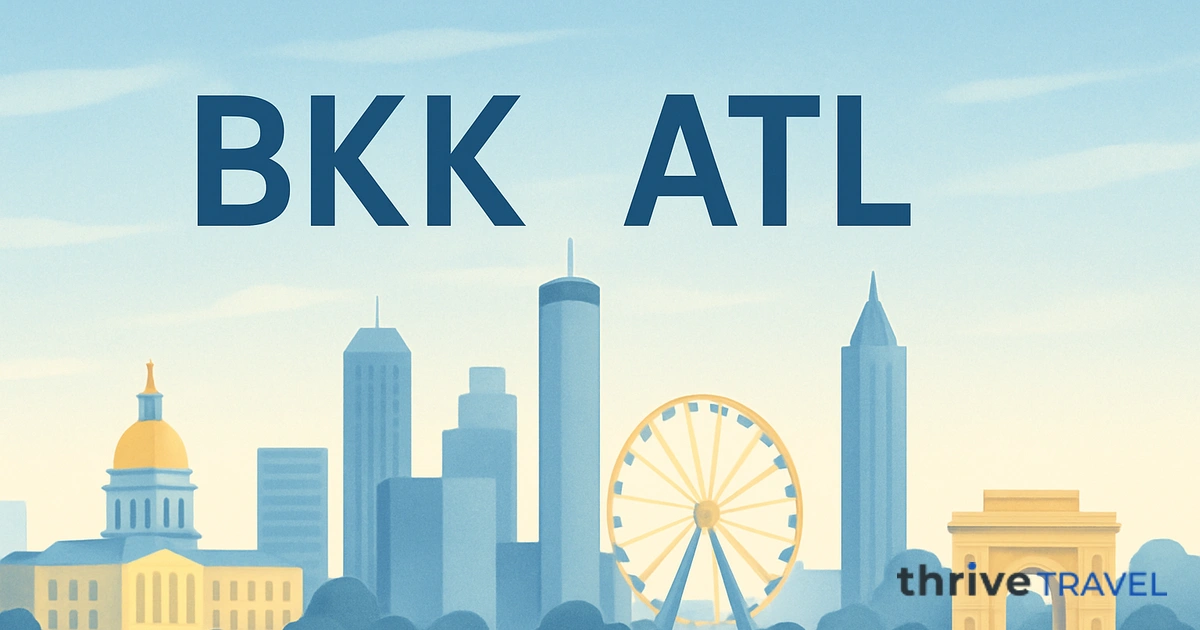 Bangkok to Atlanta