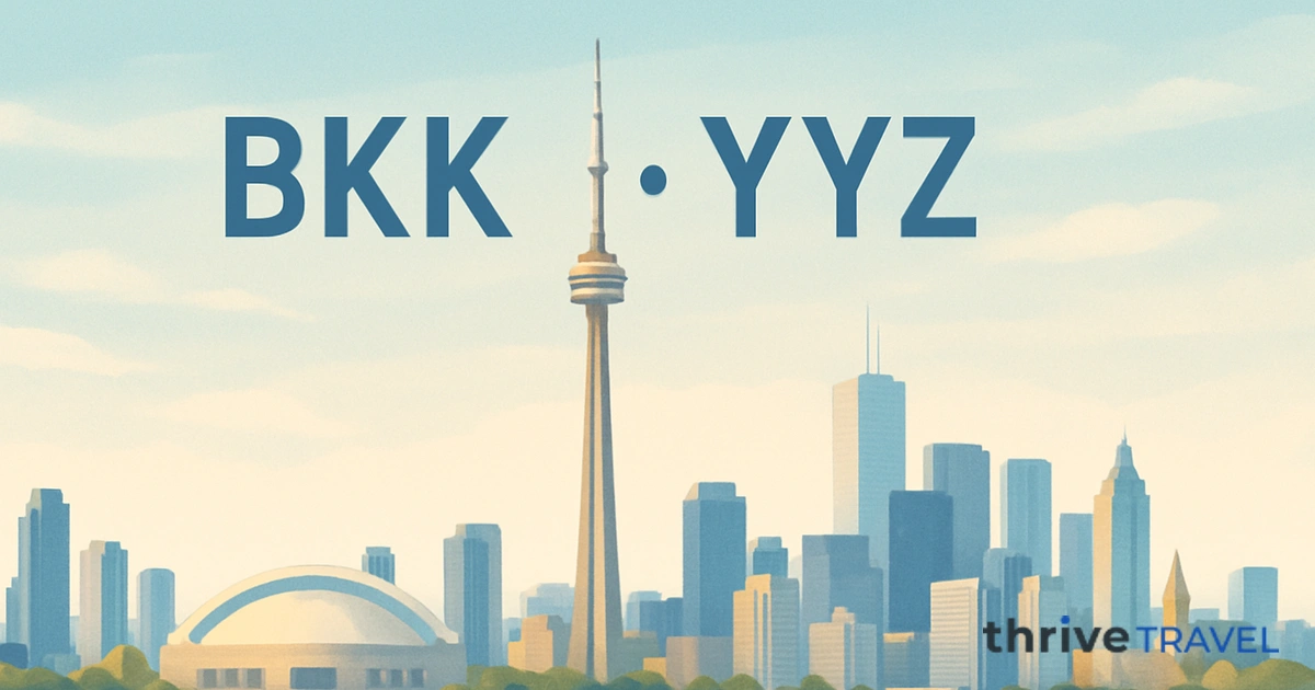 Bangkok to Toronto