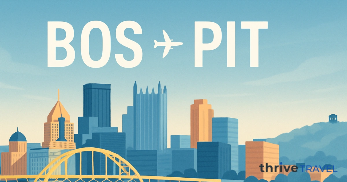 Boston to Pittsburgh
