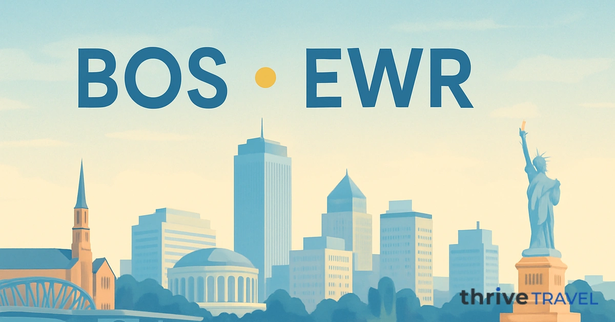 Boston to Newark