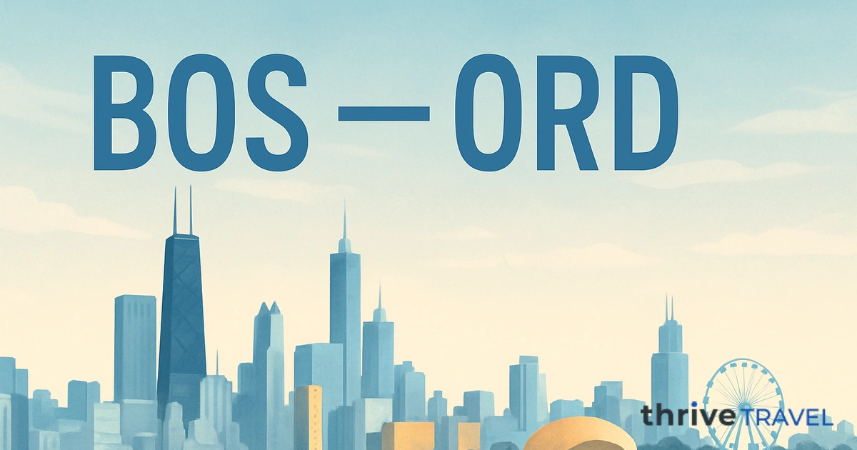 Boston to Chicago