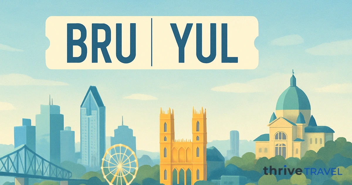 Brussels to Montreal