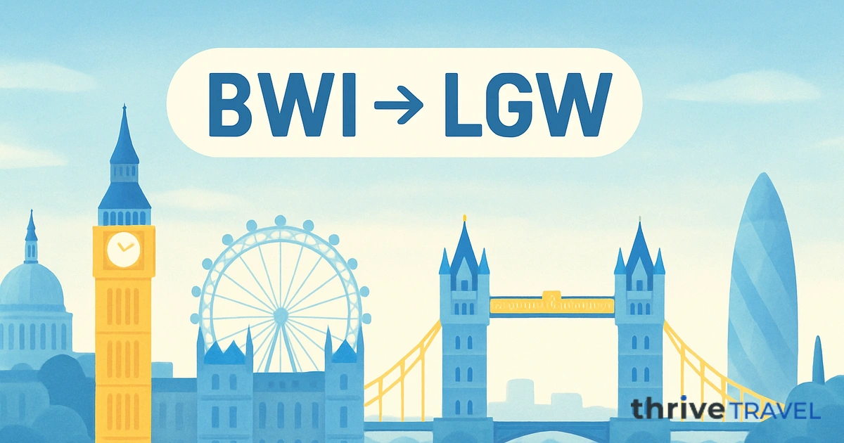 Baltimore to London