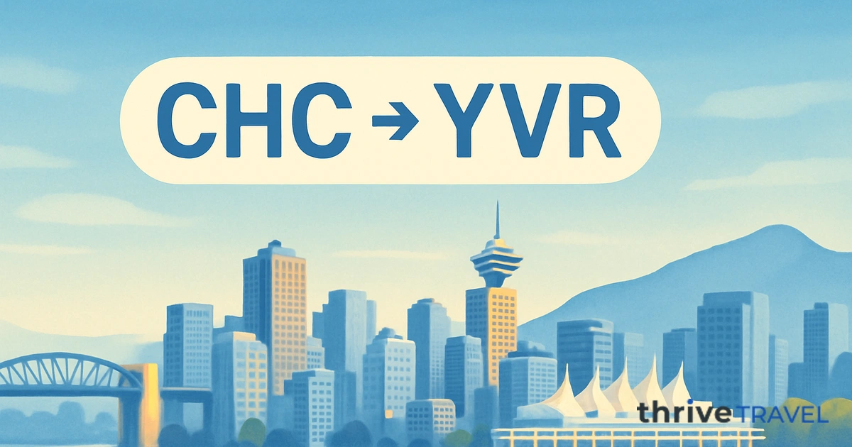 Christchurch to Vancouver