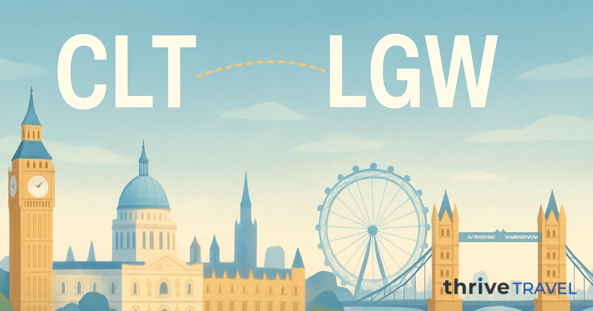 Charlotte to London