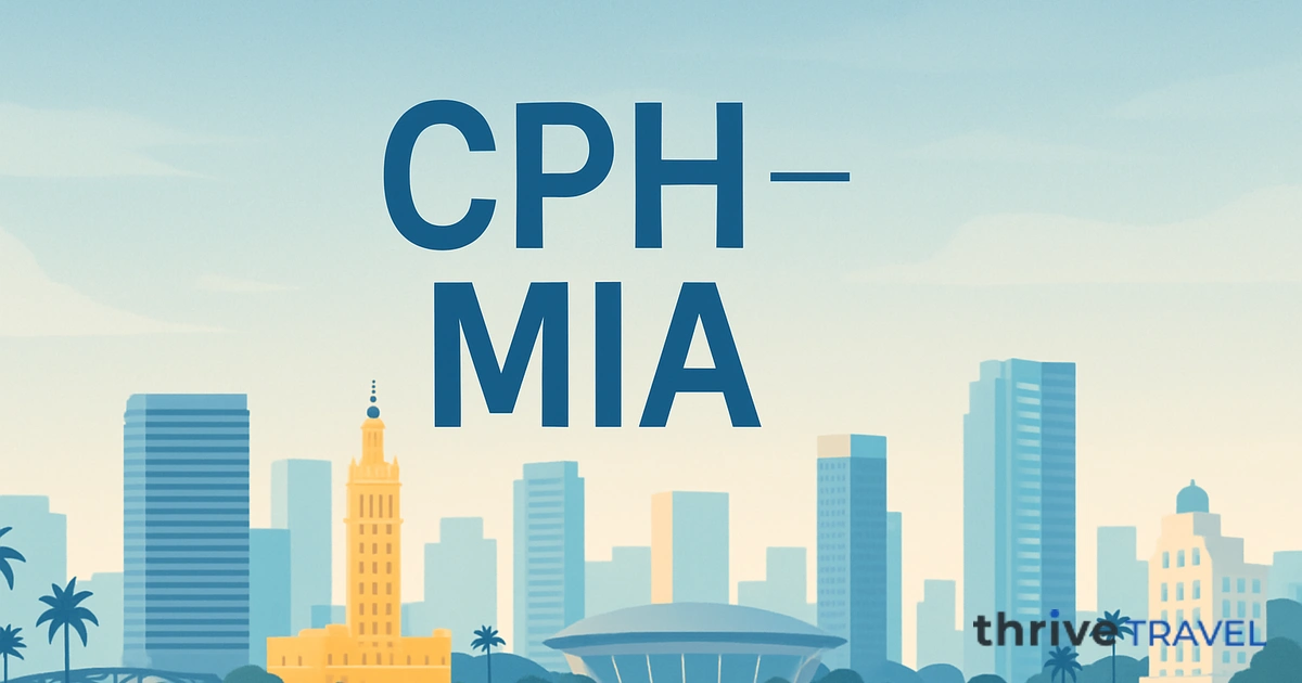 Copenhagen to Miami