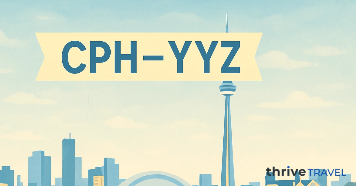 Copenhagen to Toronto