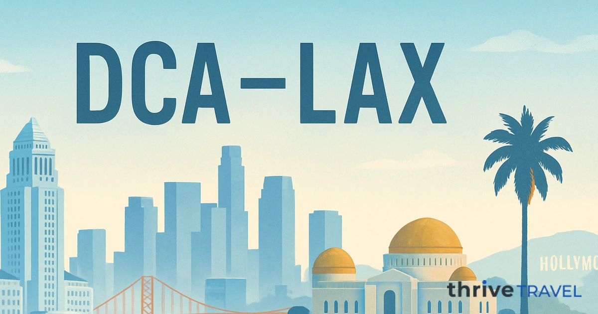 Washington to Los Angeles