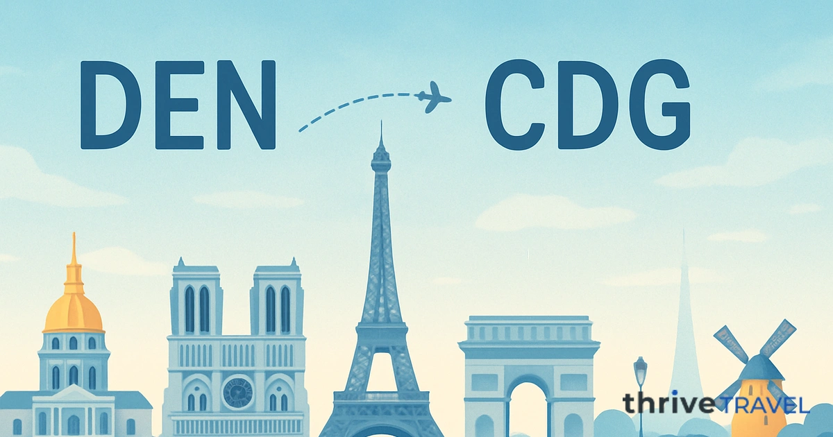 Denver to Paris