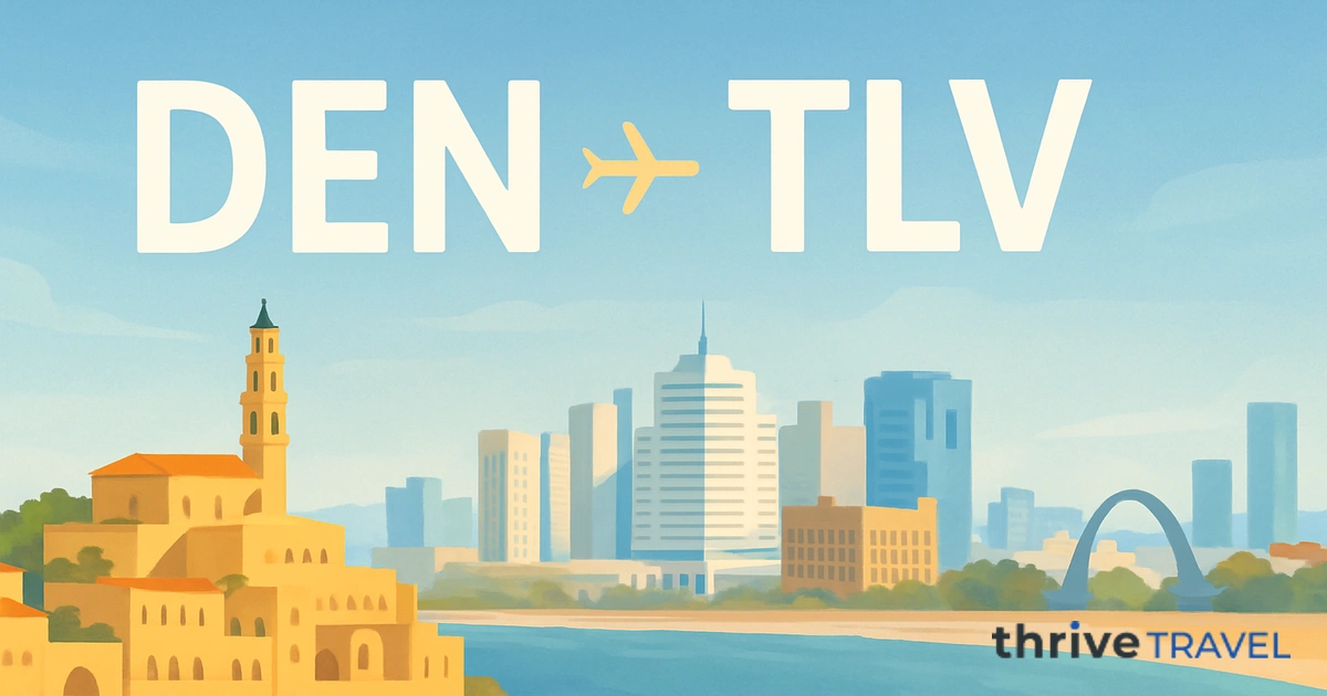 Denver to Tel Aviv