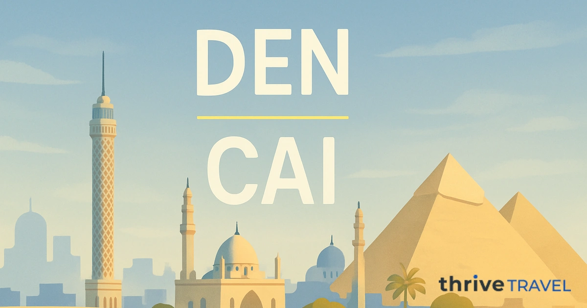 Denver to Cairo