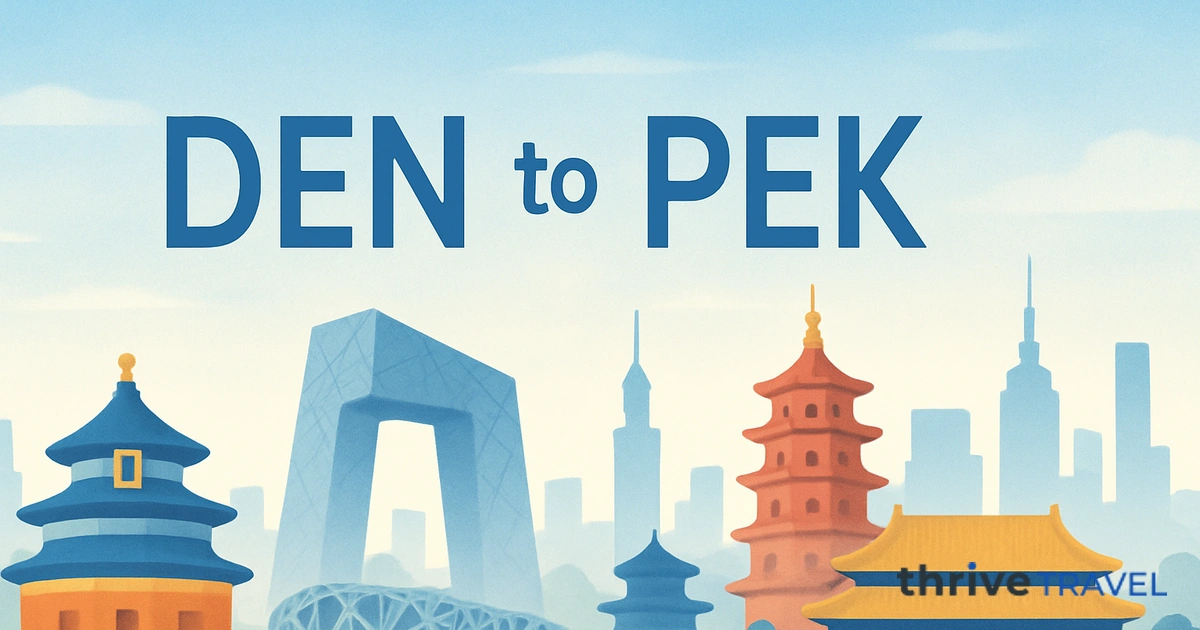 Denver to Beijing