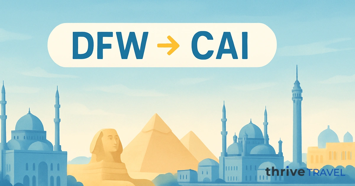 Dallas to Cairo