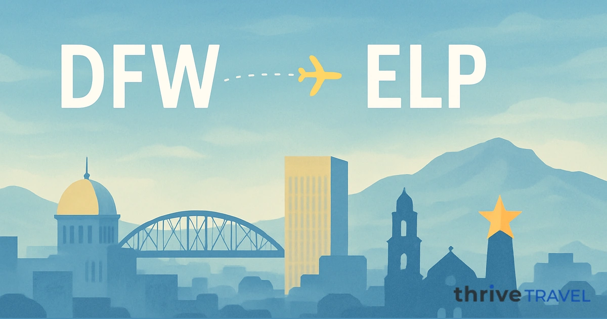 Dallas to El Paso