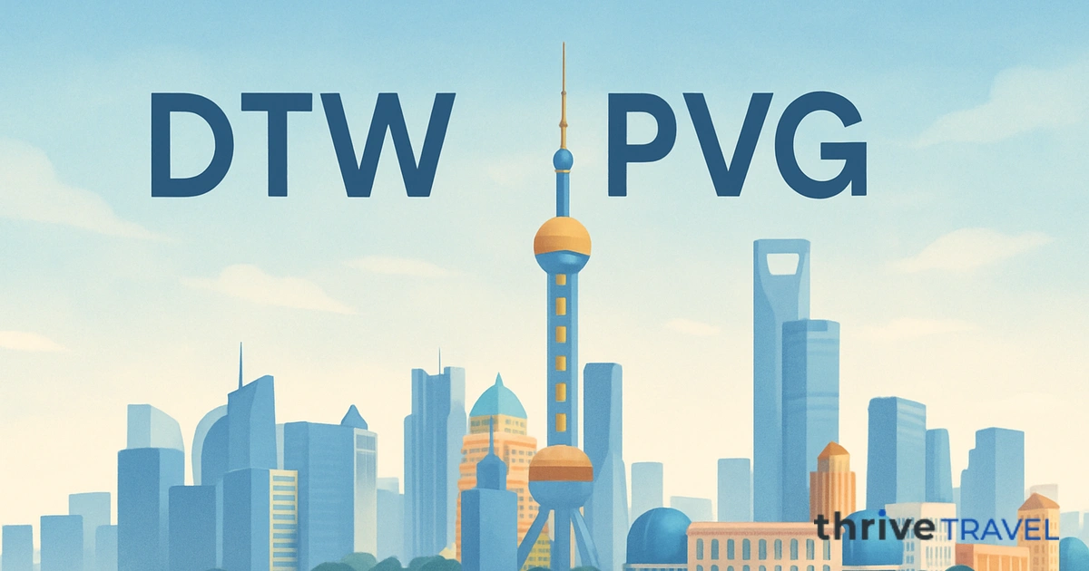Detroit to Shanghai