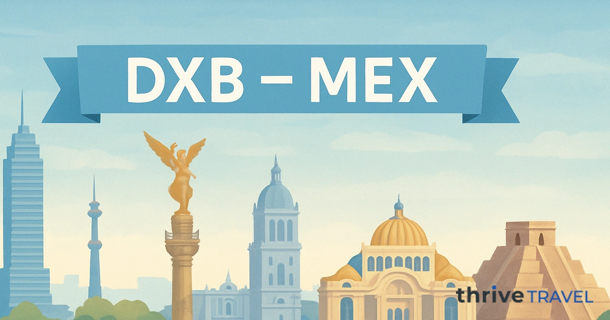 Dubai to Mexico City