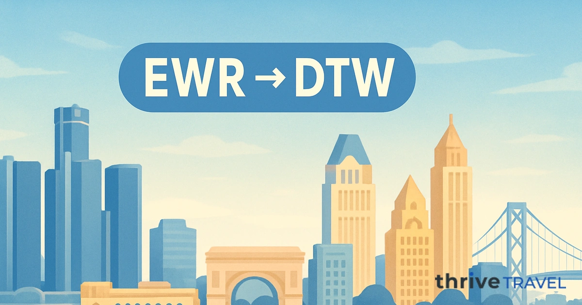 Newark to Detroit