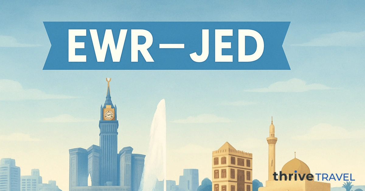 Newark to Jeddah