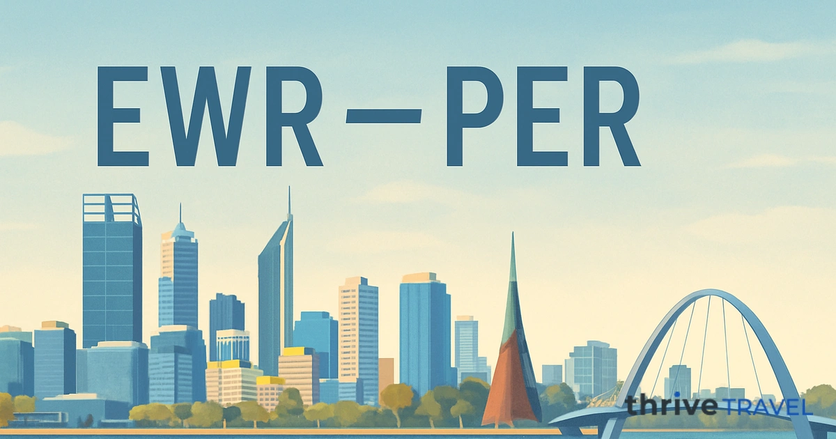 Newark to Perth
