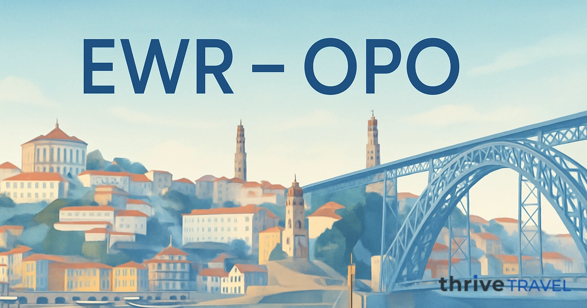 Newark to Porto