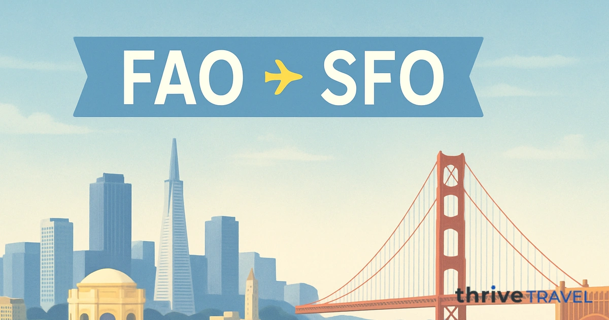 Faro to San Francisco