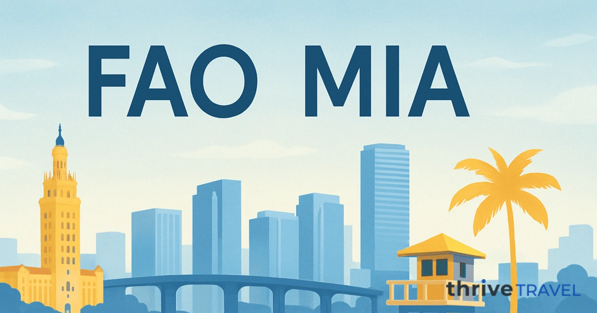 Faro to Miami