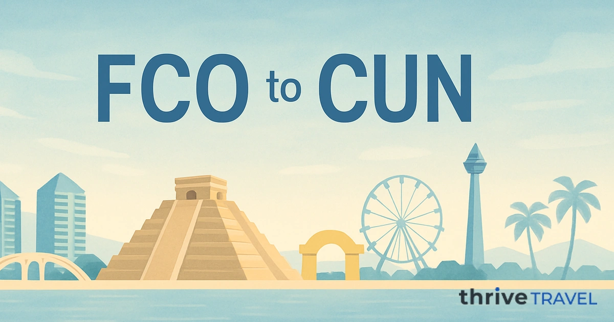 Rome to Cancún