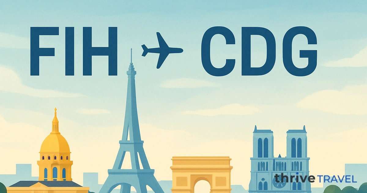 Kinshasa to Paris