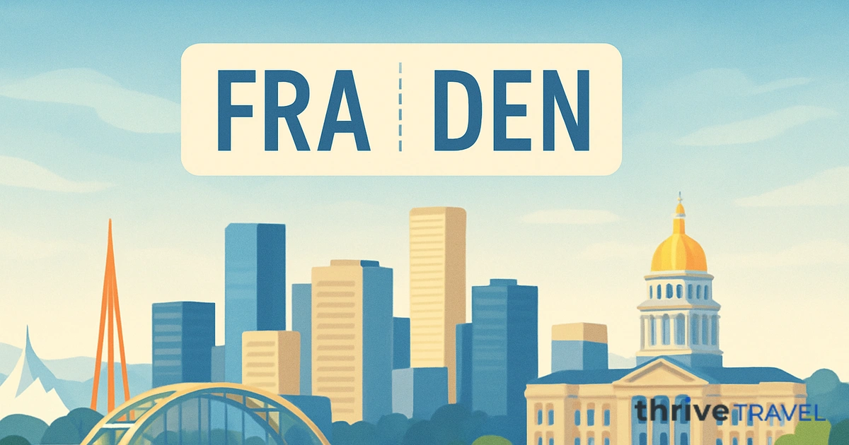 Frankfurt to Denver