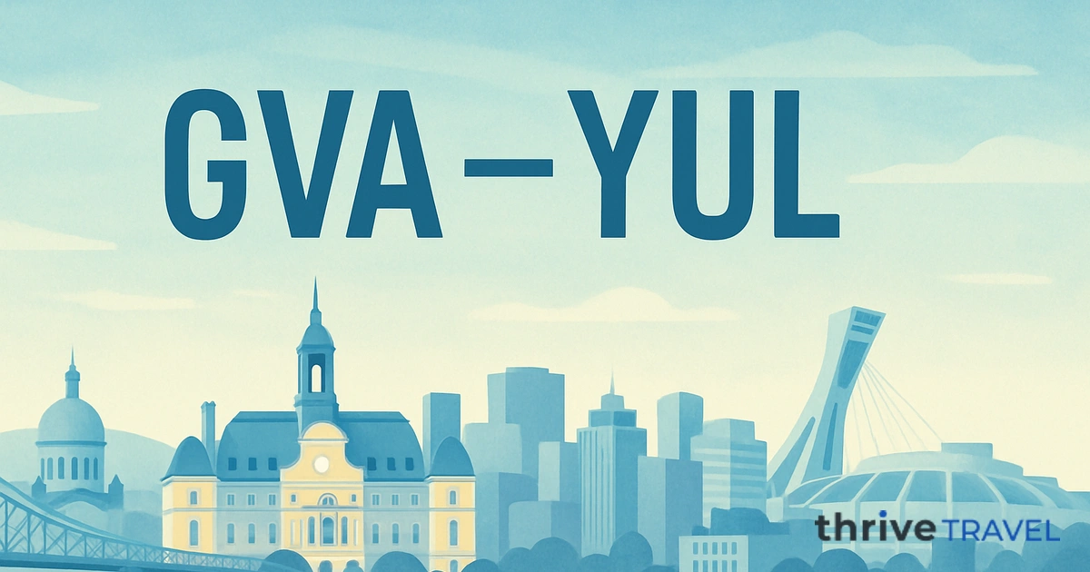 Geneva to Montreal