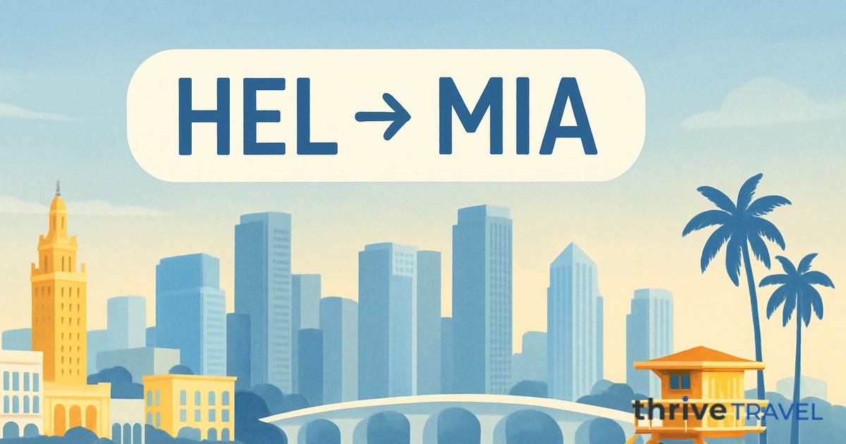 Helsinki to Miami