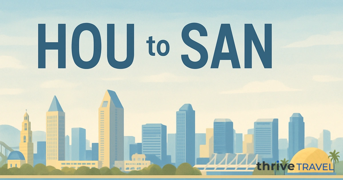 Houston to San Diego