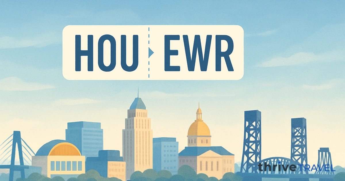 Houston to Newark