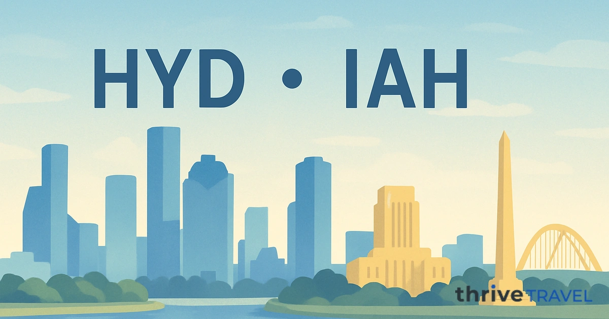 Hyderabad to Houston