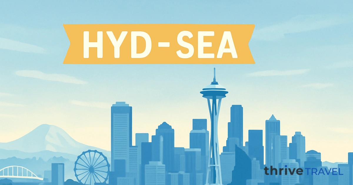 Hyderabad to Seattle